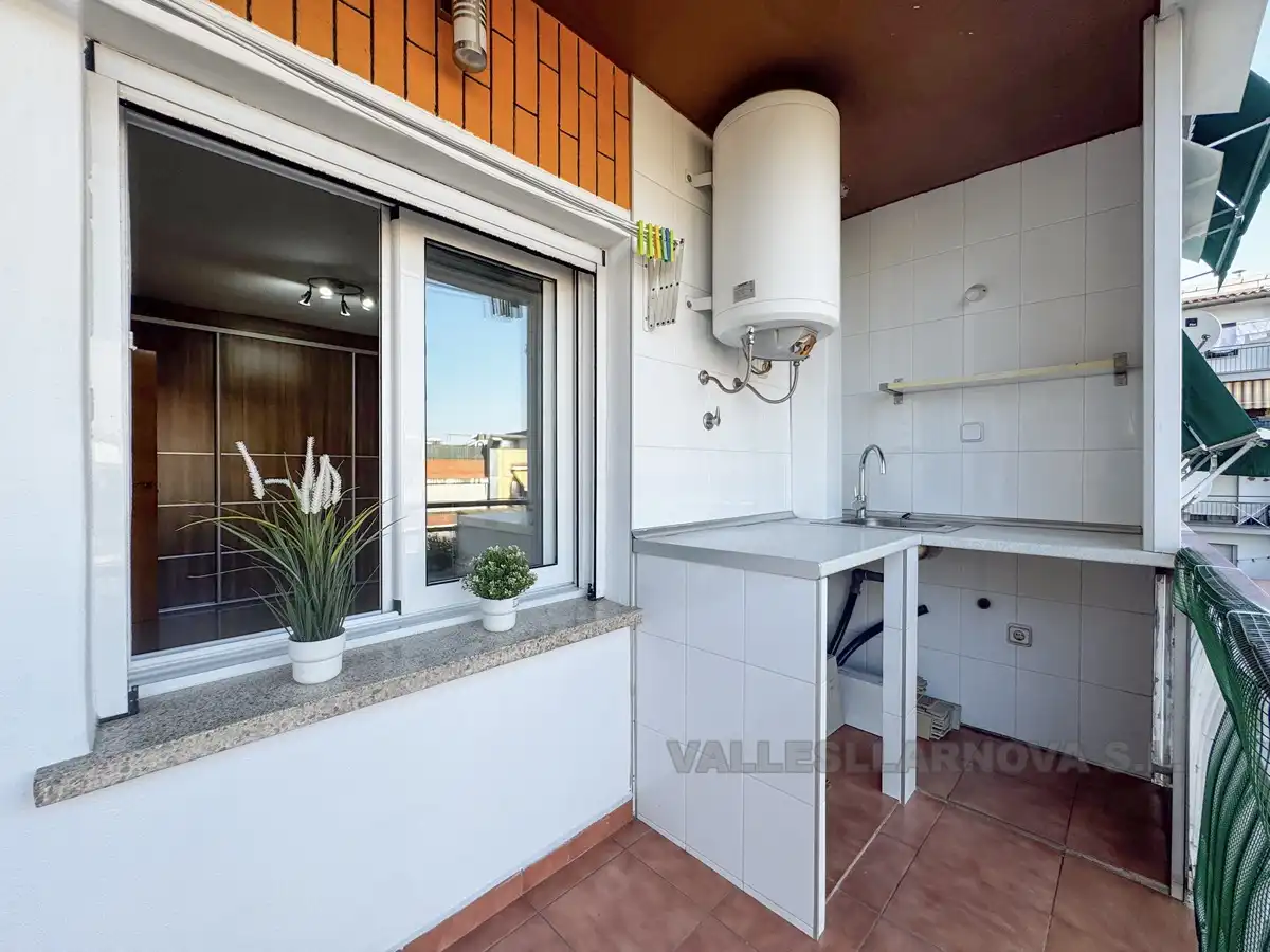 Balcony of Flat for sale in Mollet del Vallès  with Air Conditioner