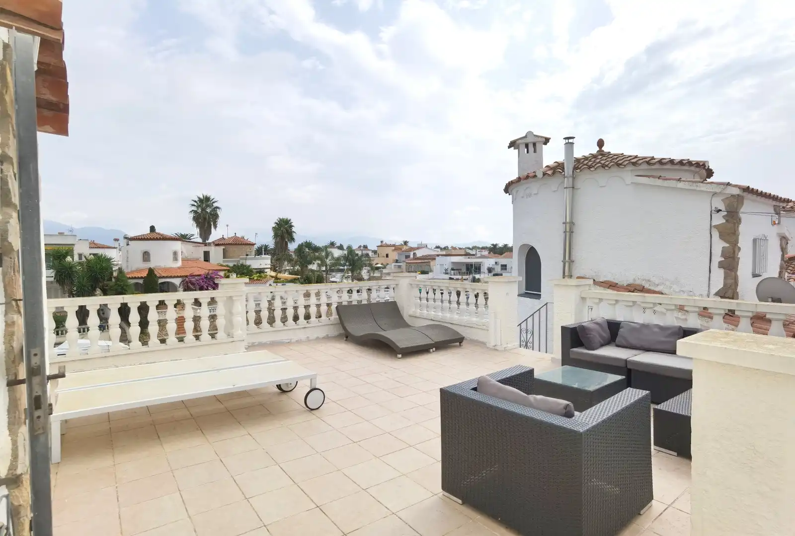 Terrassa de Casa o xalet en venda en Empuriabrava amb Aire condicionat, Jardí privat i Terrassa