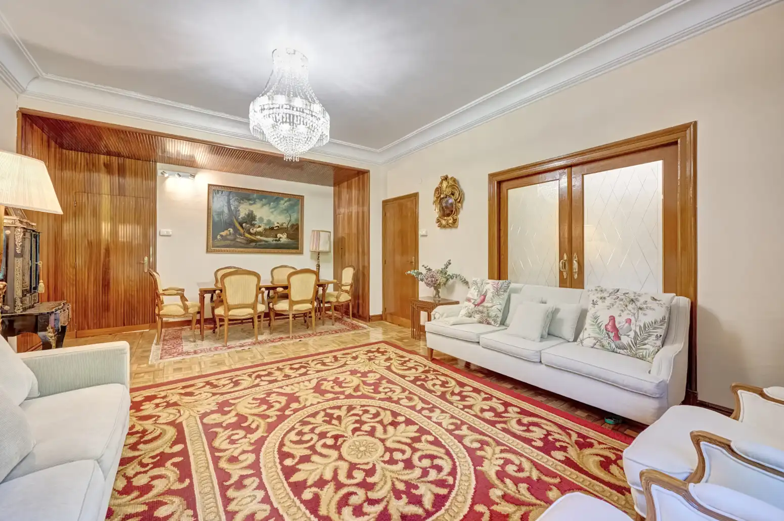 Sala d'estar de Pis en venda en  Pamplona / Iruña amb Calefacció, Parquet i Traster