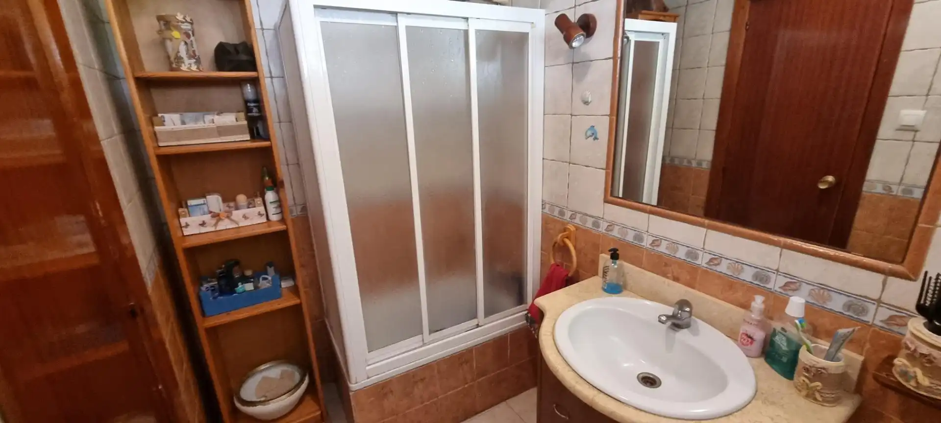 Bathroom of Flat for sale in Cullera  with Air Conditioner, Storage room and Furnished
