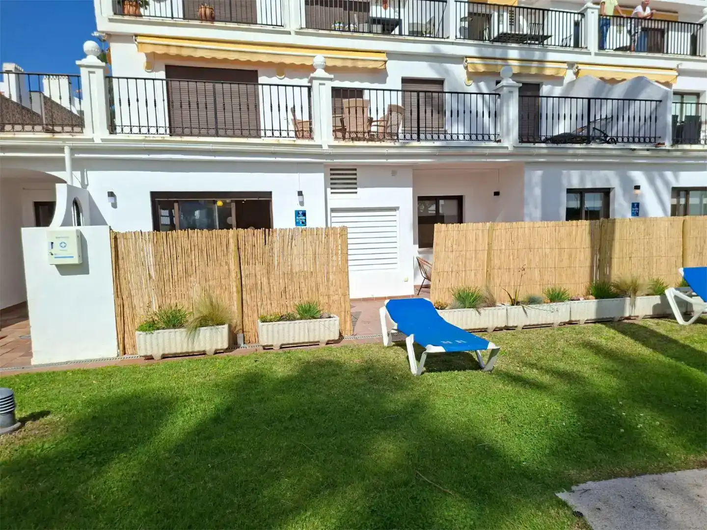 Garden of Flat for sale in Manilva  with Air Conditioner and Swimming Pool