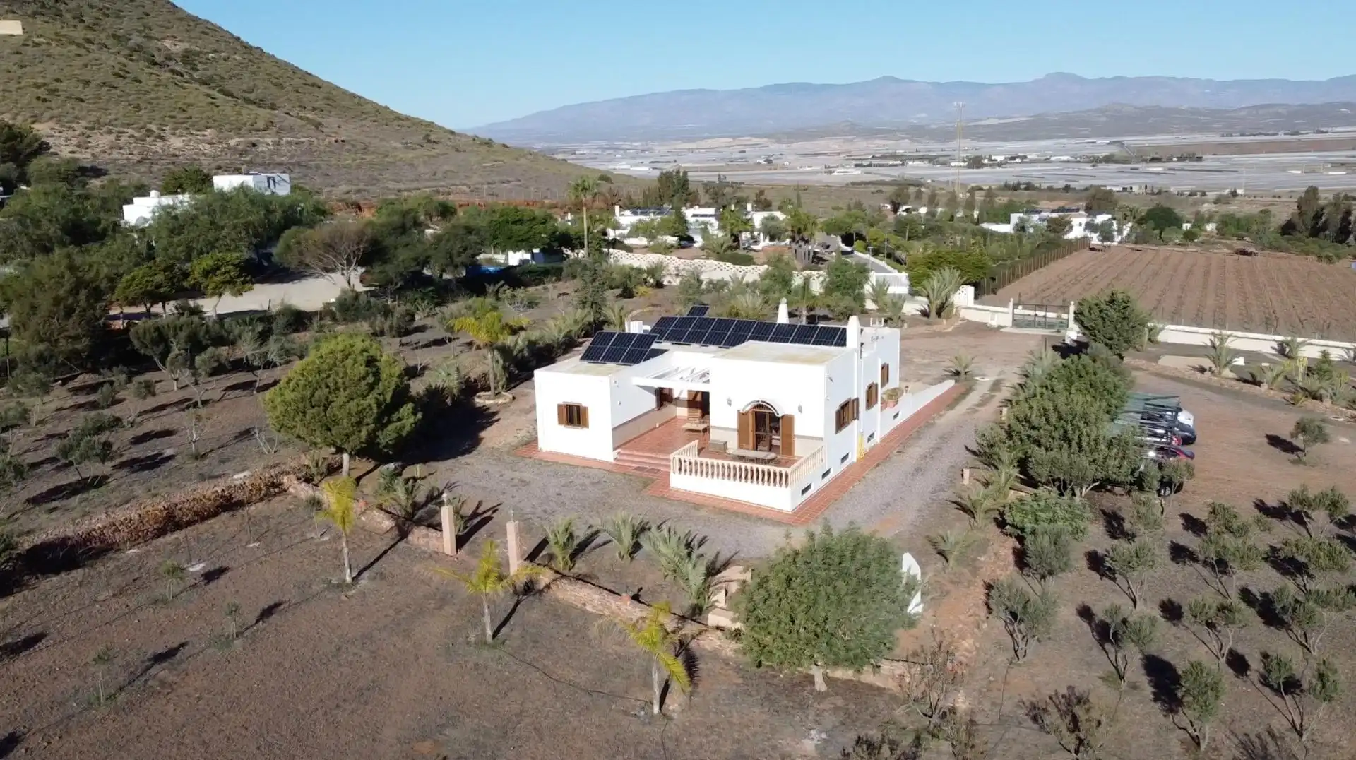 Vista exterior de Casa o chalet en venta en Níjar con Calefacción, Jardín privado y Terraza