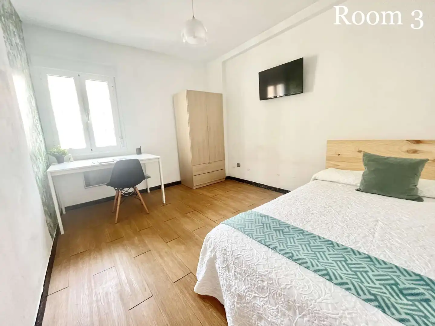 Habitación de Piso para compartir en Sevilla con Aire acondicionado, Terraza y Amueblado