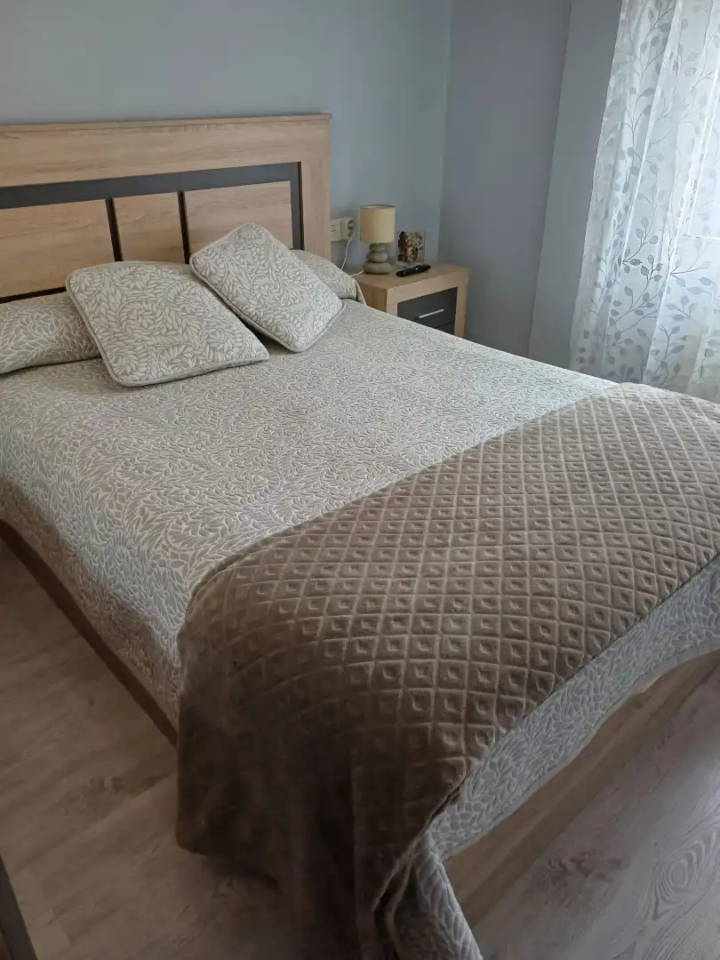 Bedroom of Apartments for rent in Gijón   with Heating, Furnished and Internet