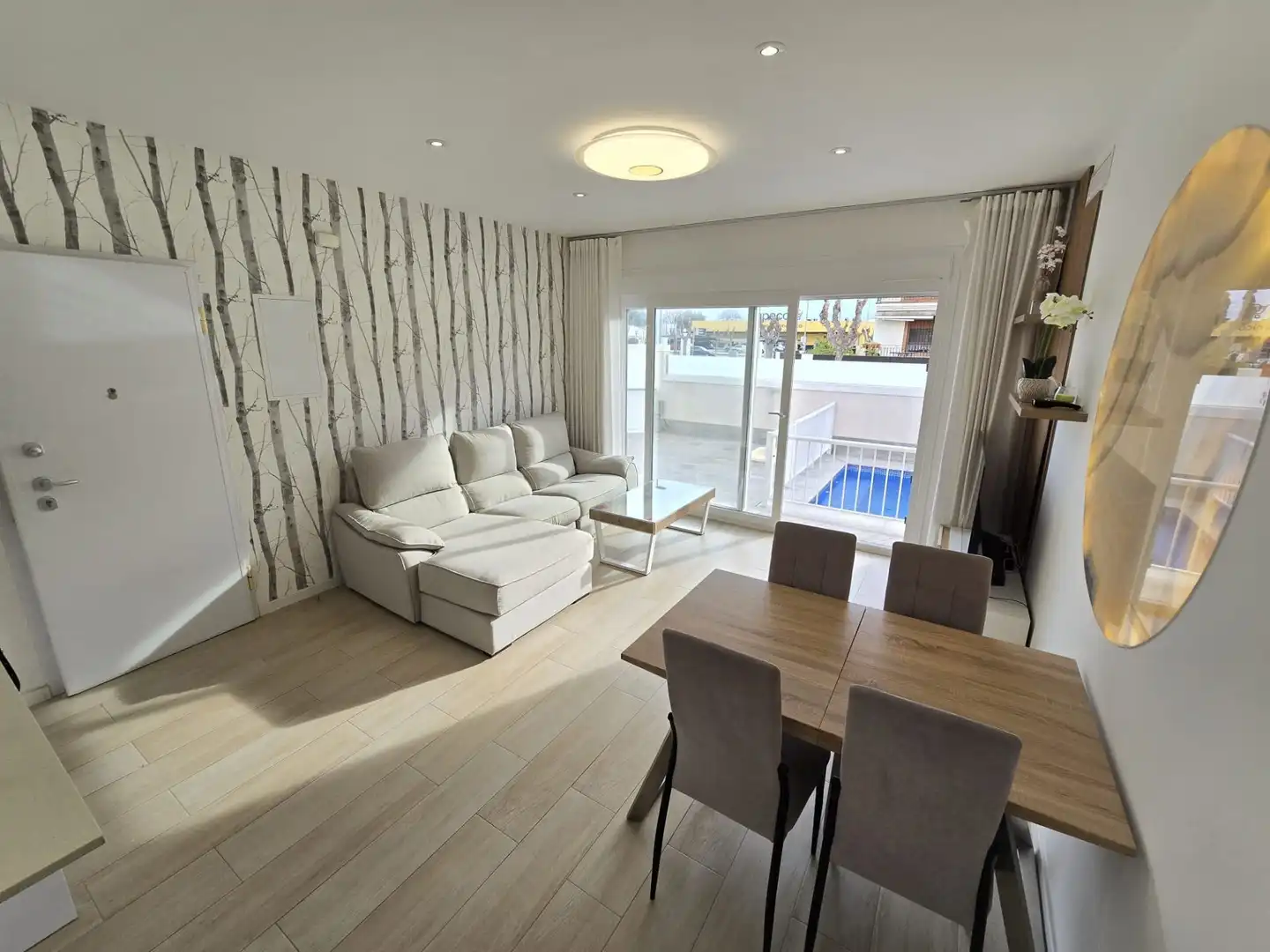 Living room of Houses for sale in Pilar de la Horadada  with Air Conditioner, Private garden and Terrace