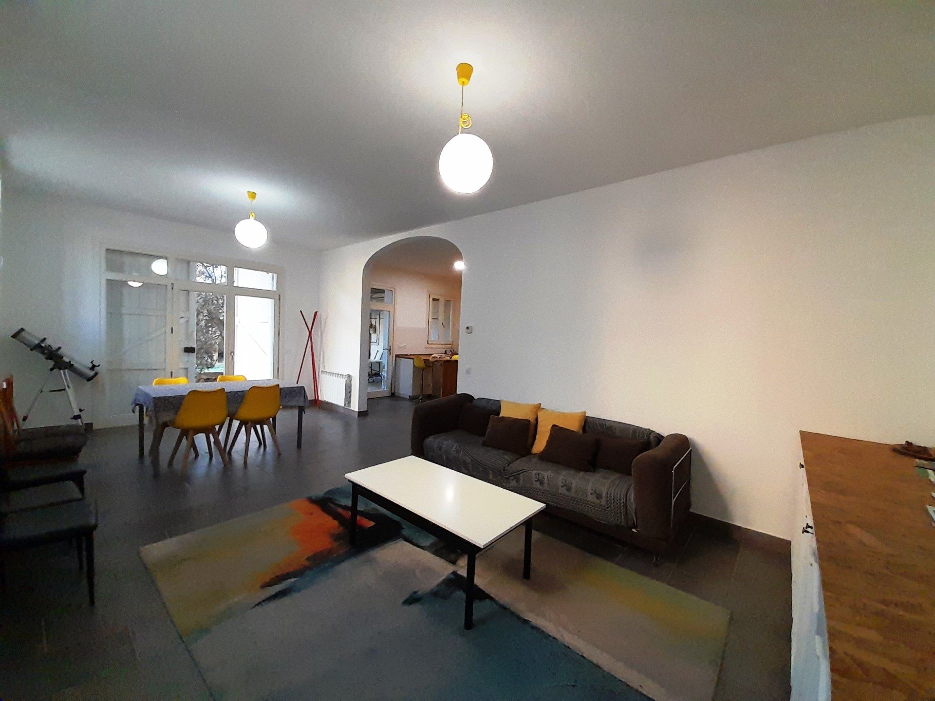 Living room of Flat for sale in Castellfollit de la Roca  with Heating, Storage room and Furnished