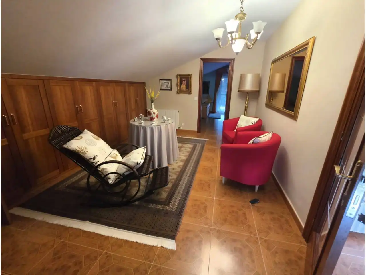 Sala de estar de Casa o chalet en venta en Puente Viesgo con Jardín privado y Amueblado