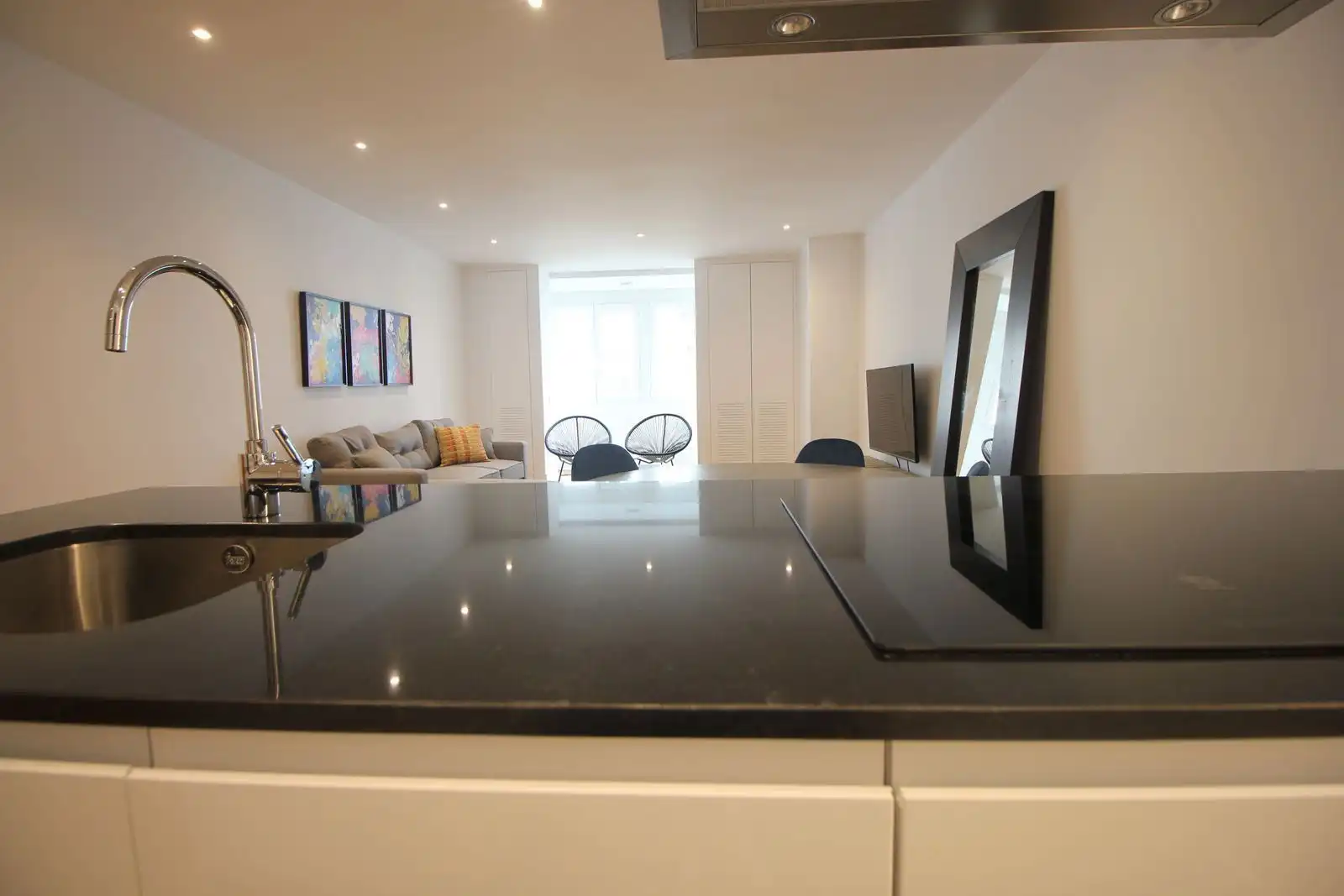 Cocina de Piso de alquiler en Madrid con Aire acondicionado, Calefacción y Parquet