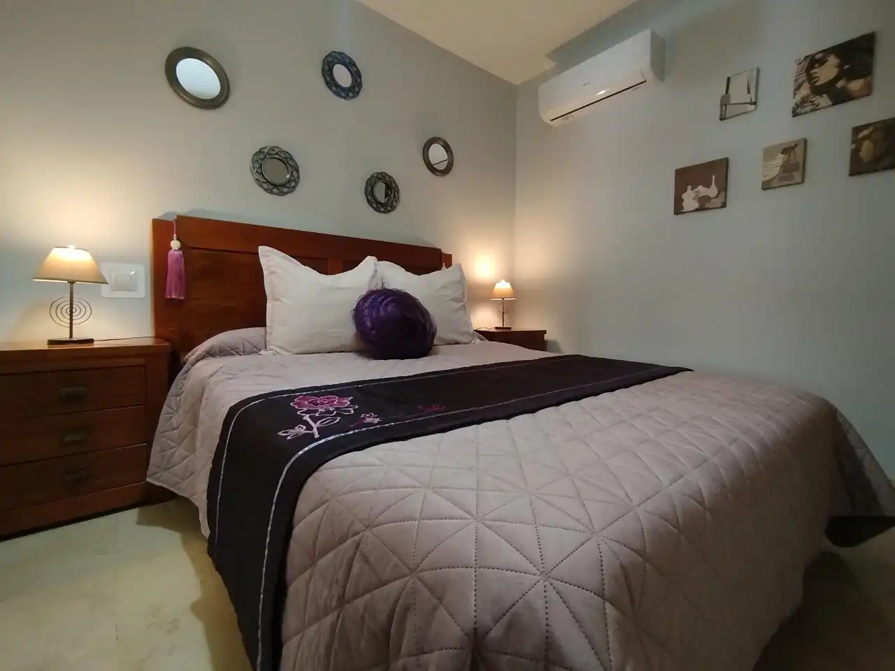 Schlafzimmer von Maisonette zur Miete in Mogán mit Klimaanlage, Terrasse und Möbliert