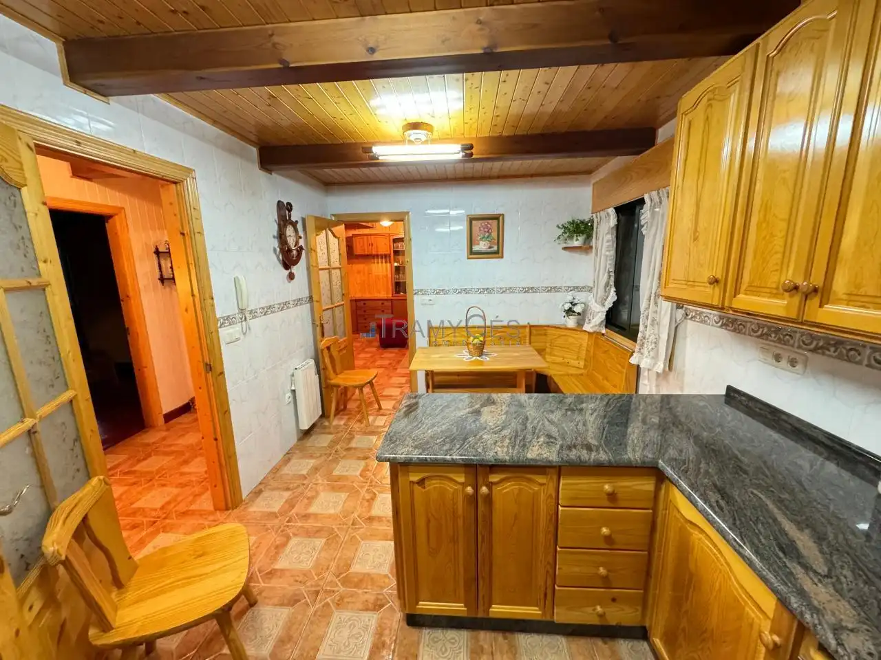 Cocina de Casa o chalet en venta en Redondela con Calefacción, Jardín privado y Terraza