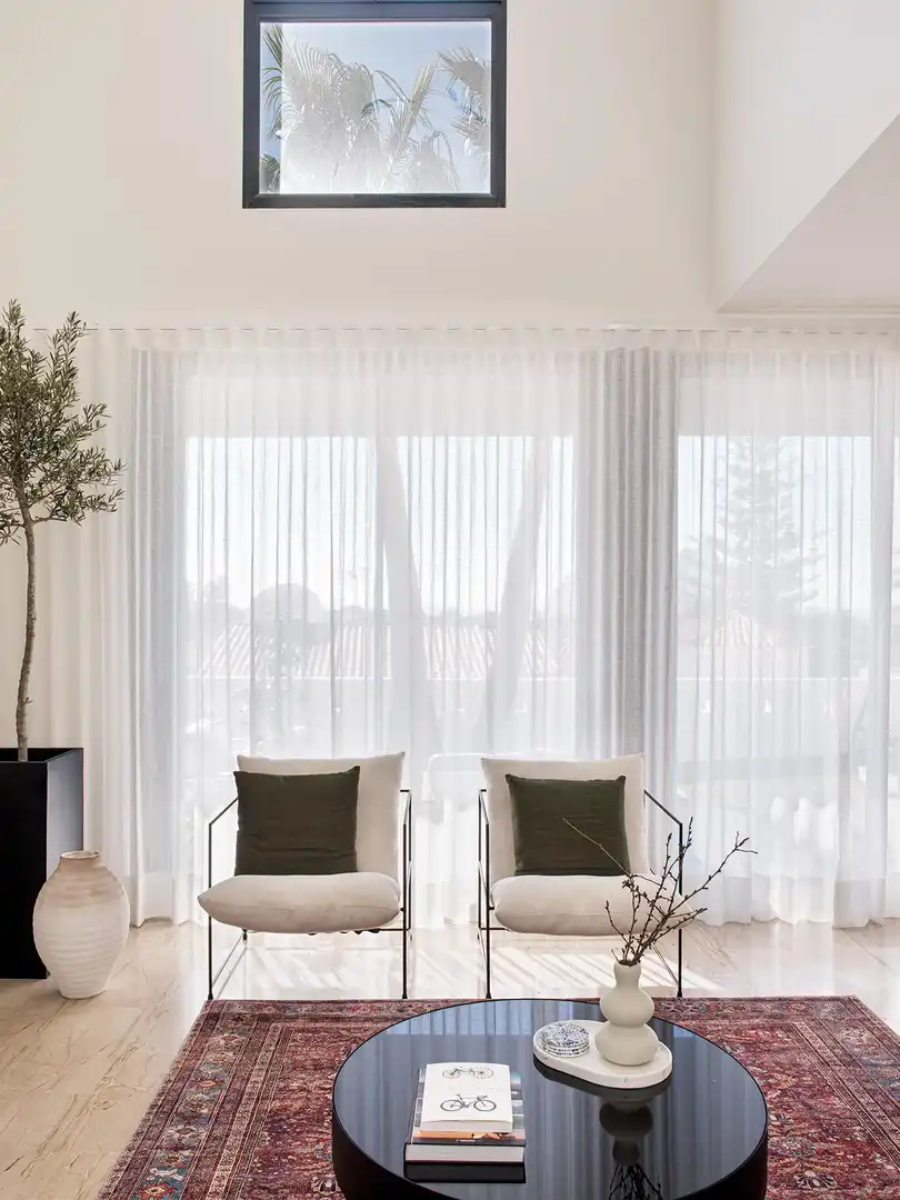 Living room of Houses for sale in Calpe / Calp  with Air Conditioner, Heating and Private garden