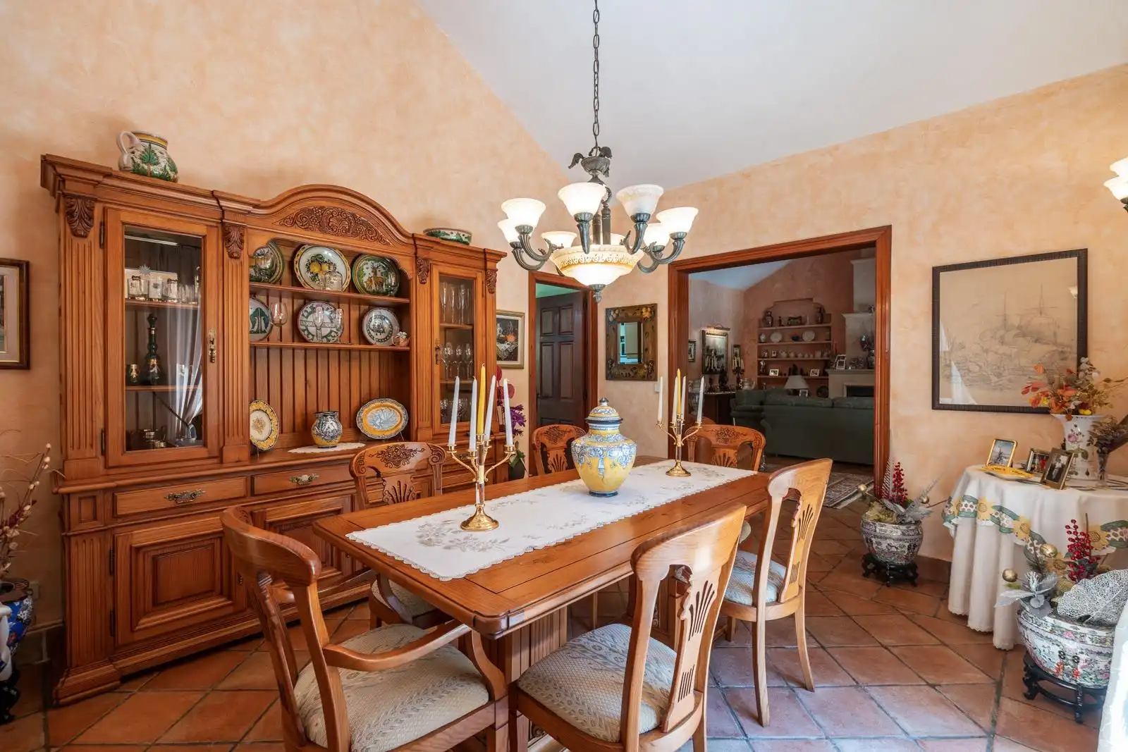 Comedor de Finca rústica en venta en Chinchón con Aire acondicionado, Calefacción y Jardín privado