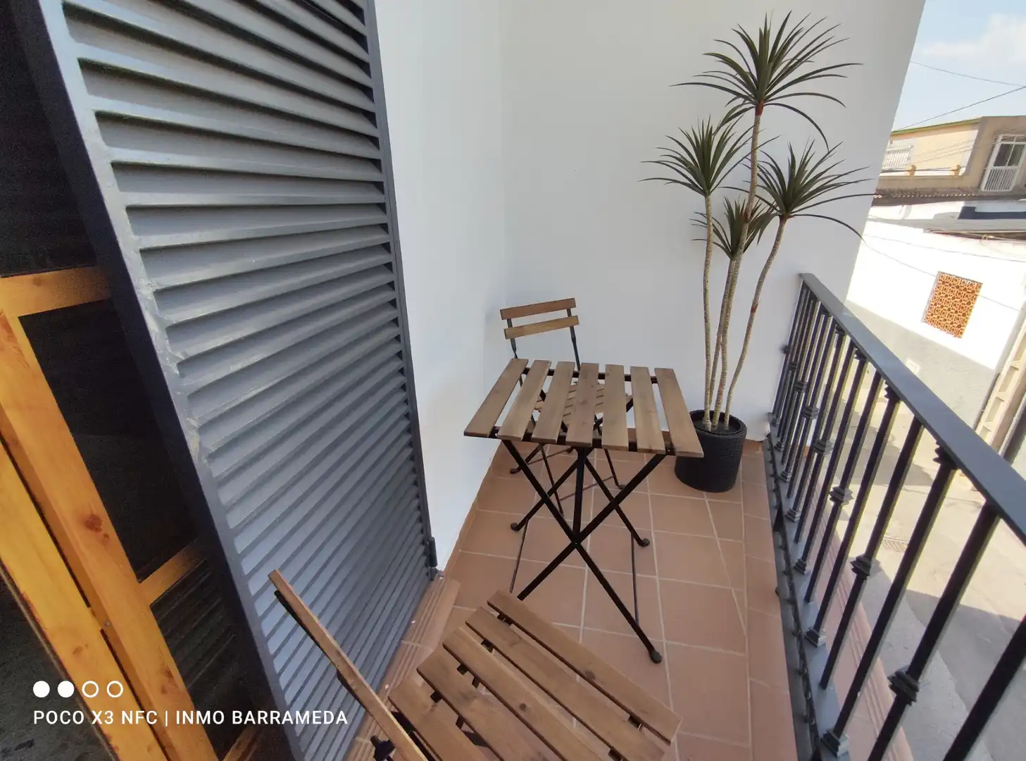 Terraza de Estudio de alquiler en Sanlúcar de Barrameda con Aire acondicionado, Calefacción y Amueblado