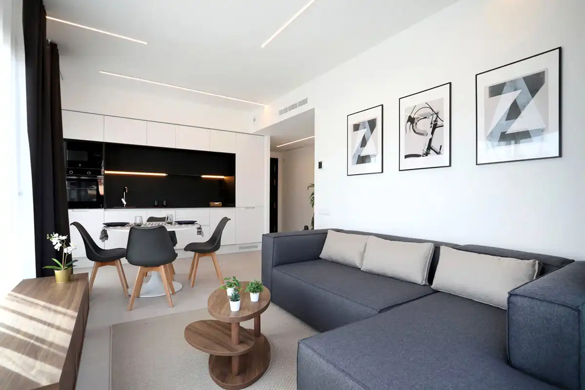 Sala d'estar de Pis en venda en Badalona amb Terrassa i Traster