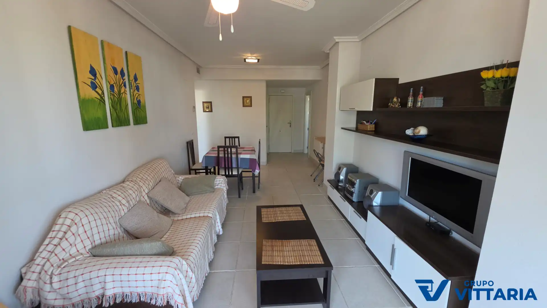Sala de estar de Piso en venta en Vera con Aire acondicionado, Terraza y Trastero