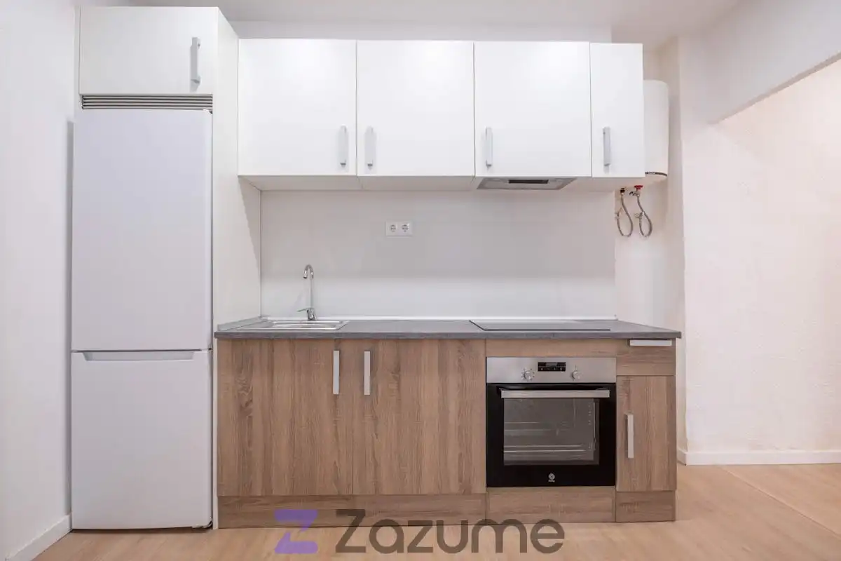 Cocina de Piso de alquiler en Zaragoza con Calefacción, Parquet y Terraza