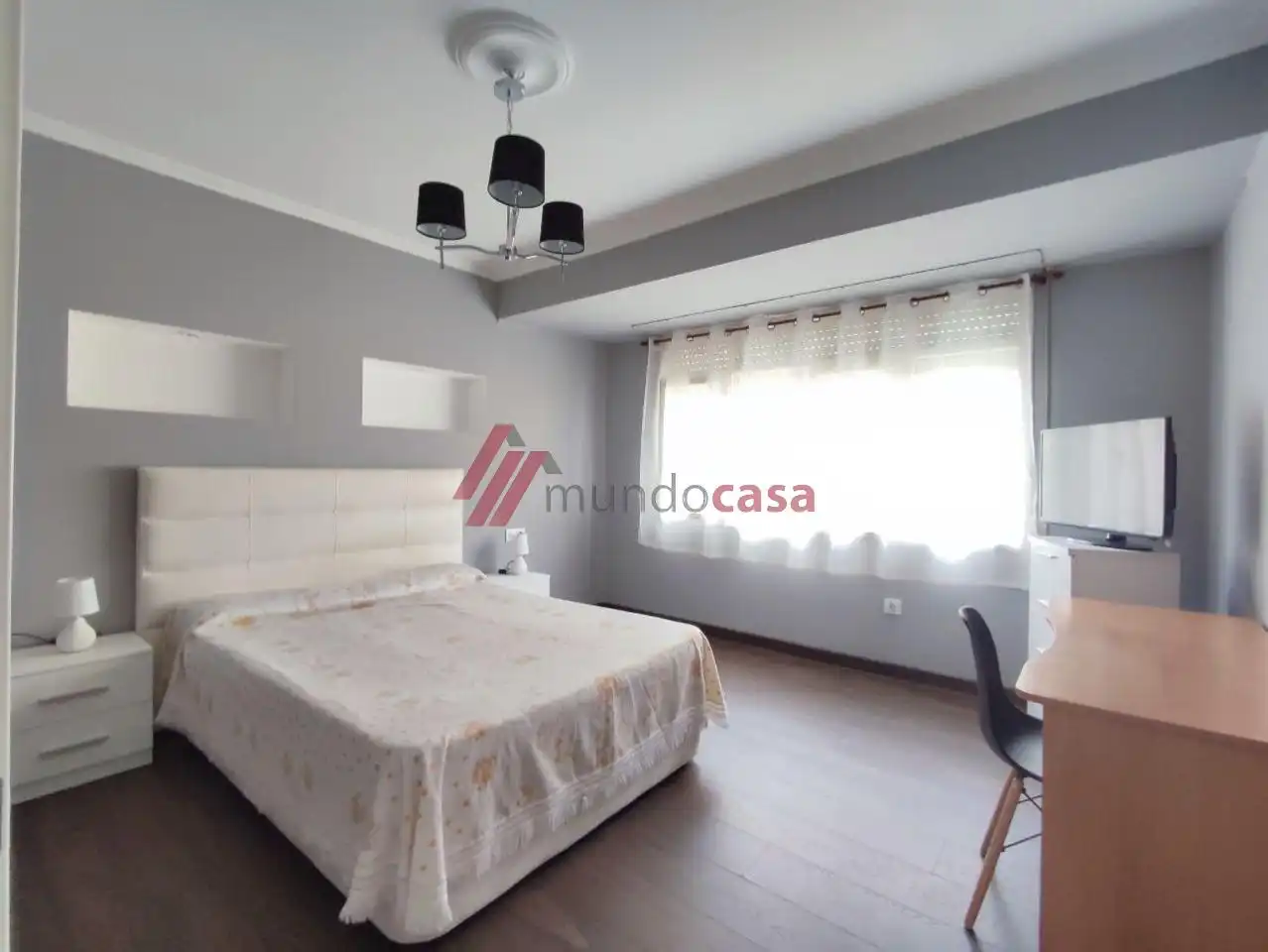 Bedroom of Flat for rent in Ferrol  with Furnished