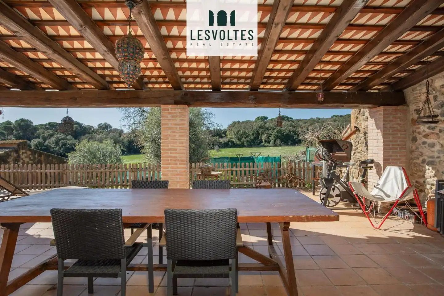 Terrassa de Casa o xalet en venda en Corçà amb Aire condicionat, Calefacció i Jardí privat