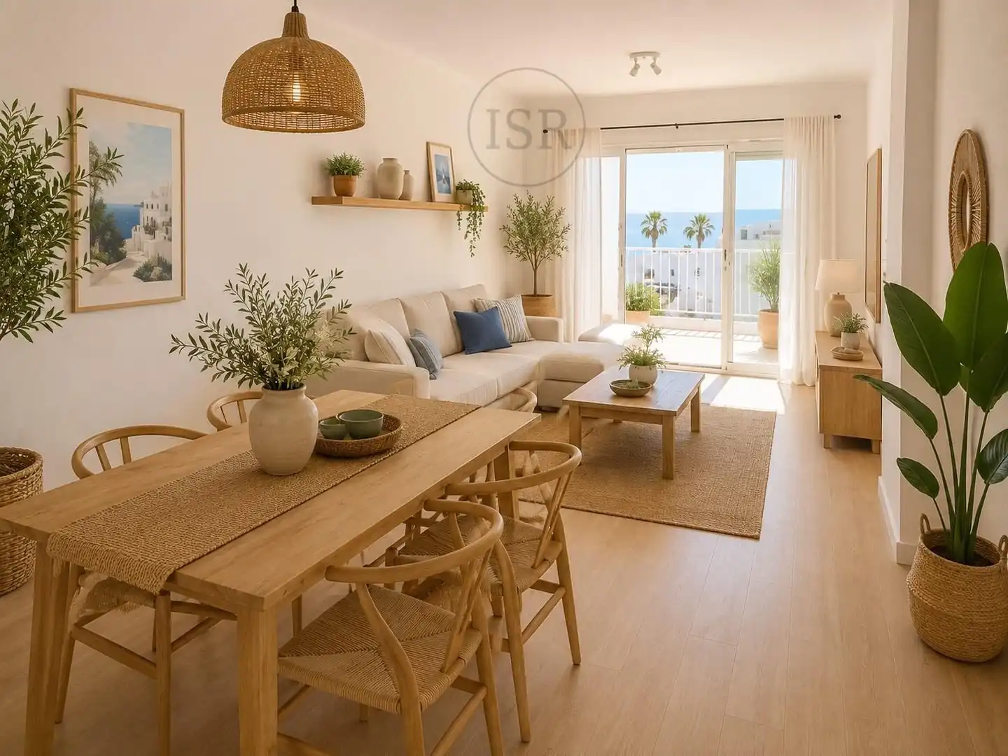 Sala d'estar de Apartament en venda en Mojácar amb Aire condicionat, Calefacció i Terrassa