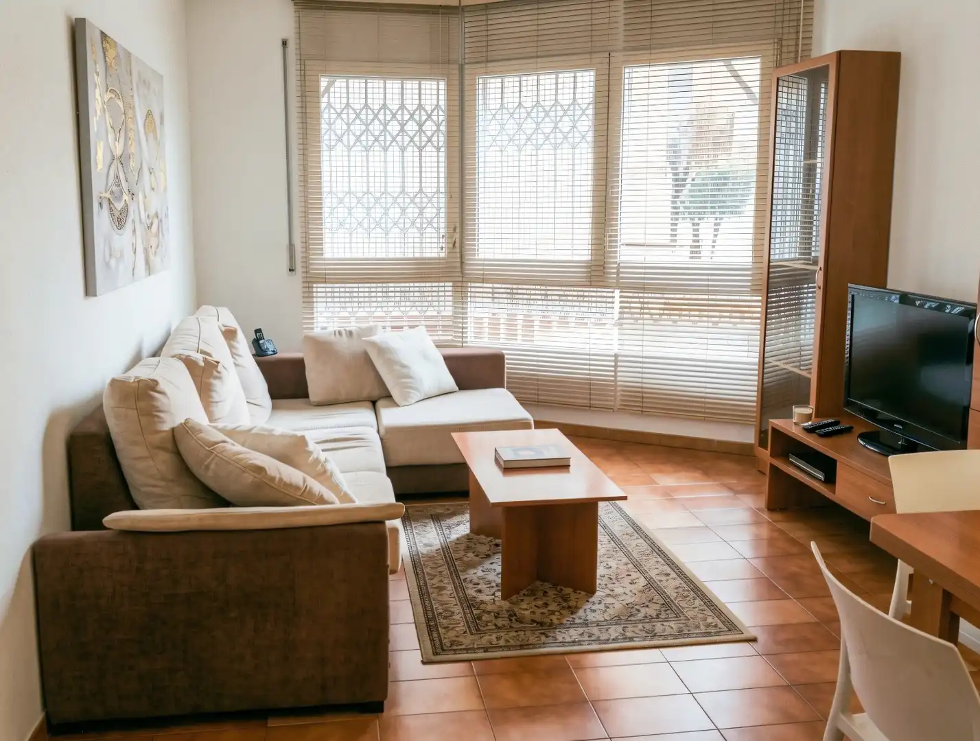 Sala d'estar de Pis en venda en Barcelona amb Aire condicionat, Calefacció i Parquet