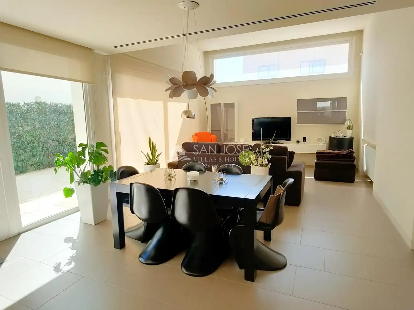 Dining room of Houses for sale in Aspe  with Air Conditioner, Heating and Private garden