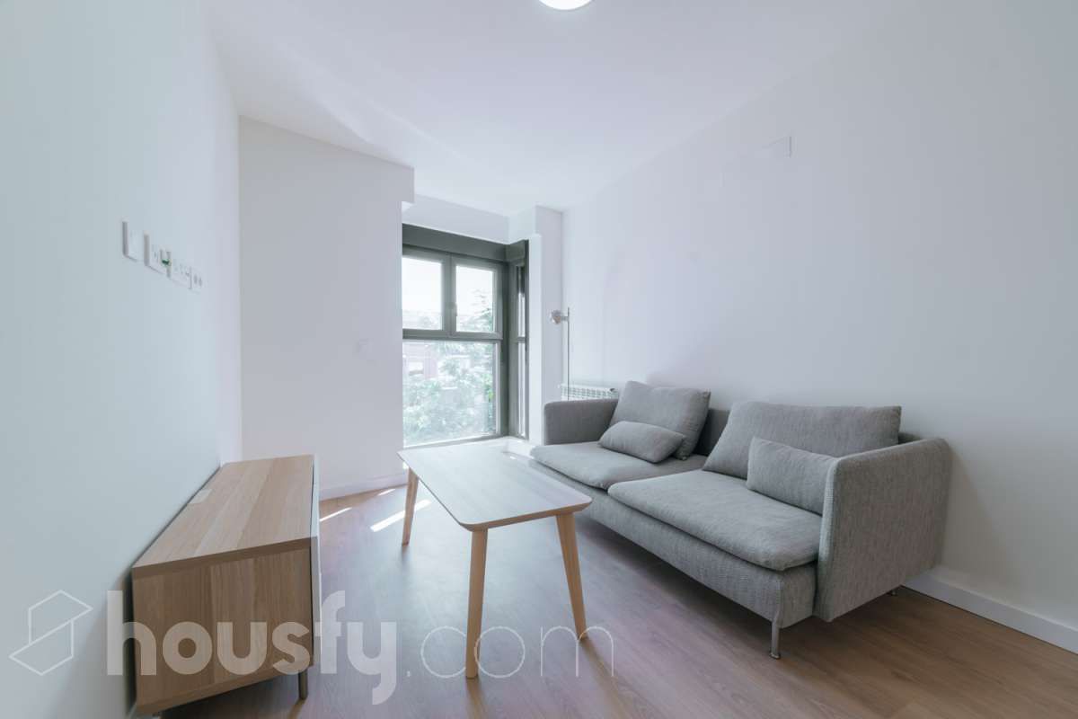 Living room of Flat to rent in  Madrid Capital  with Heating and Parquet flooring