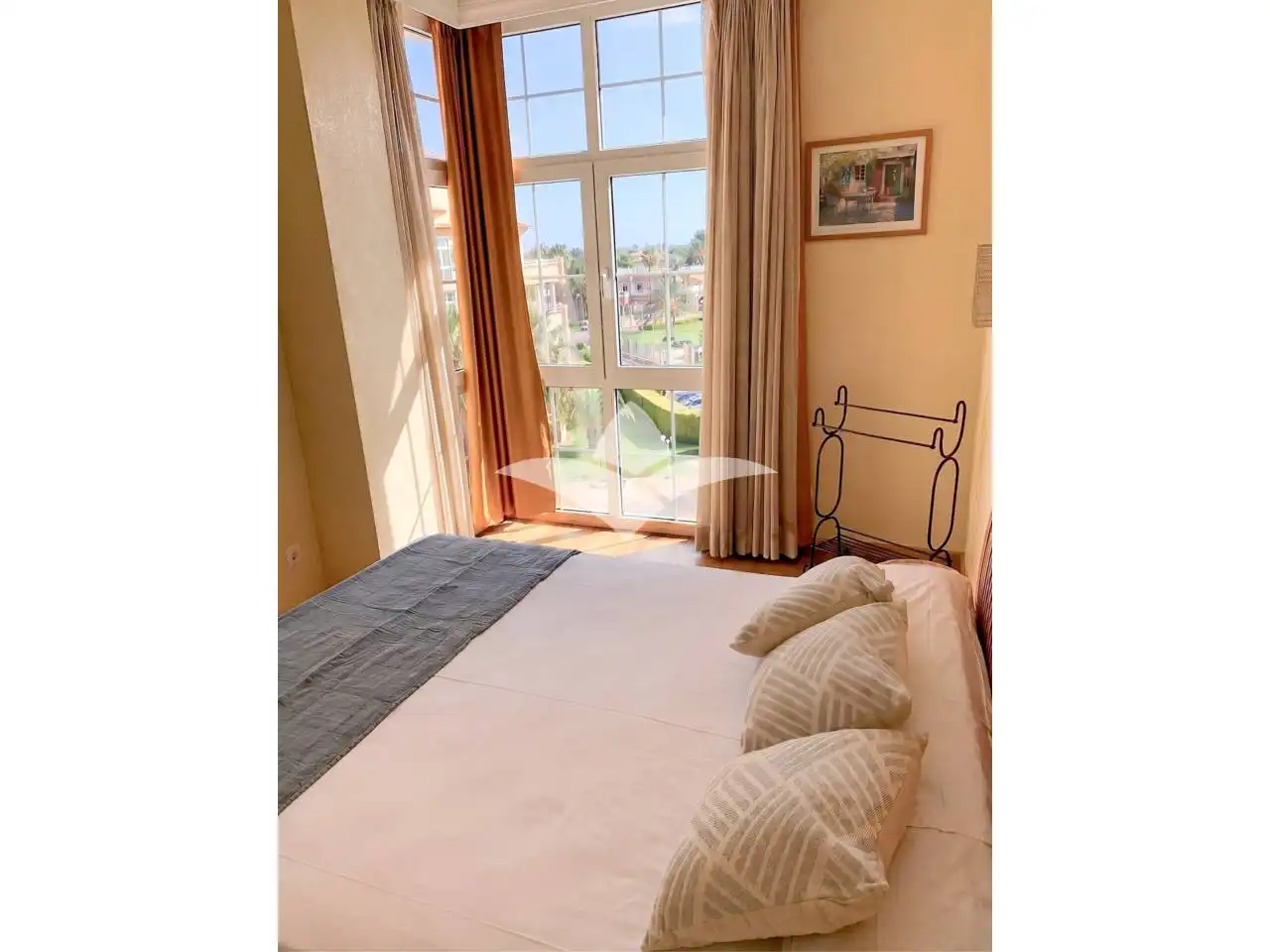 Bedroom of Attic for sale in Oliva  with Air Conditioner, Parquet flooring and Terrace