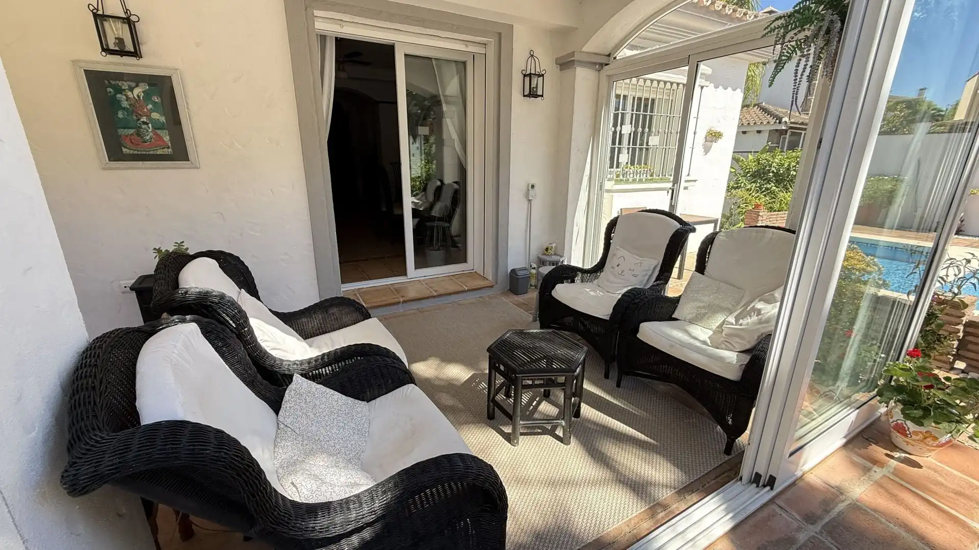 Terraza de Casa o chalet en venta en Coín con Aire acondicionado y Piscina