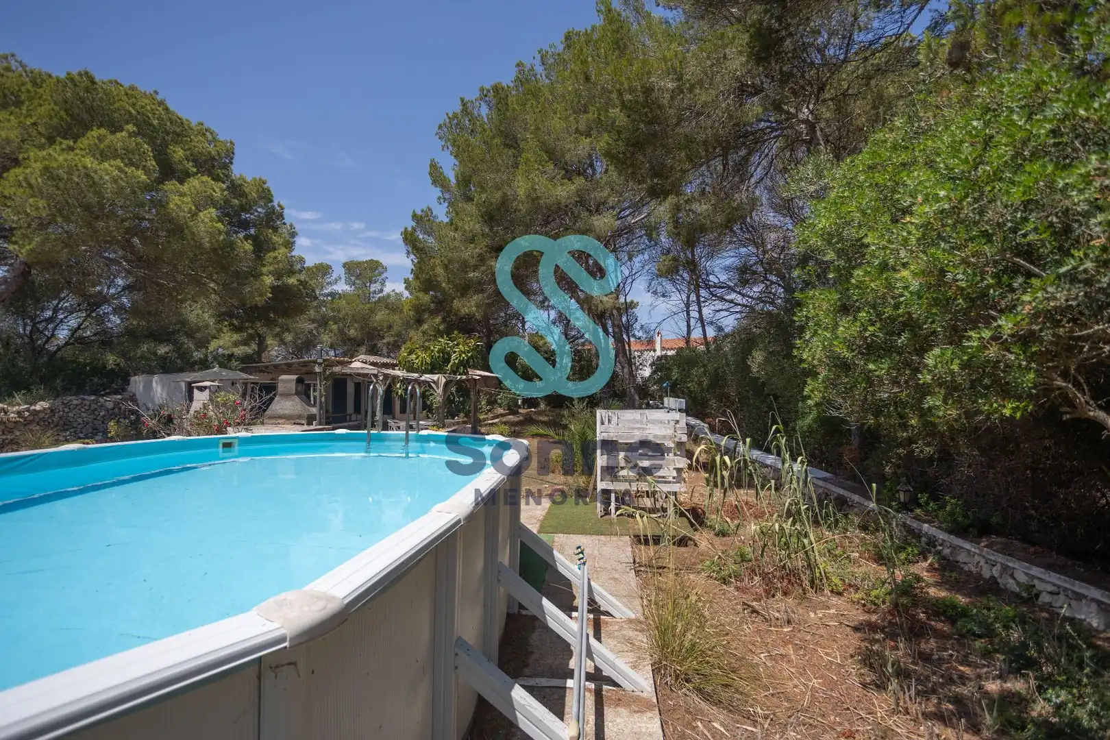 Piscina de Casa o xalet en venda en Ferreries amb Jardí privat, Terrassa i Piscina