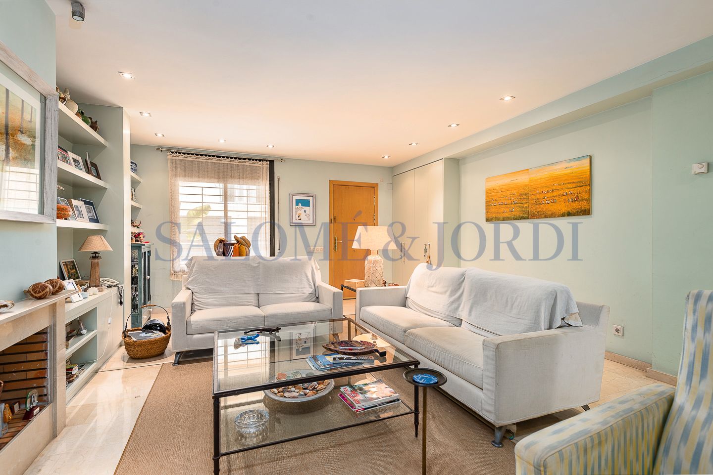Living room of Single-family semi-detached for sale in Vilassar de Mar  with Heating, Private garden and Parquet flooring