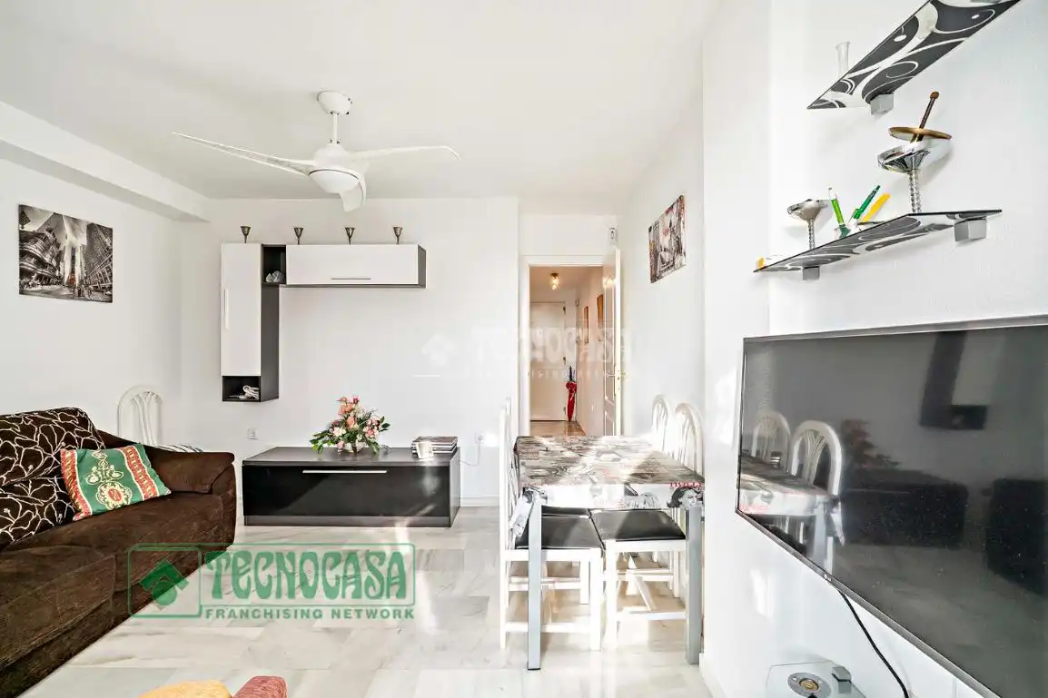 Living room of Flat for sale in Roquetas de Mar  with Air Conditioner and Heating