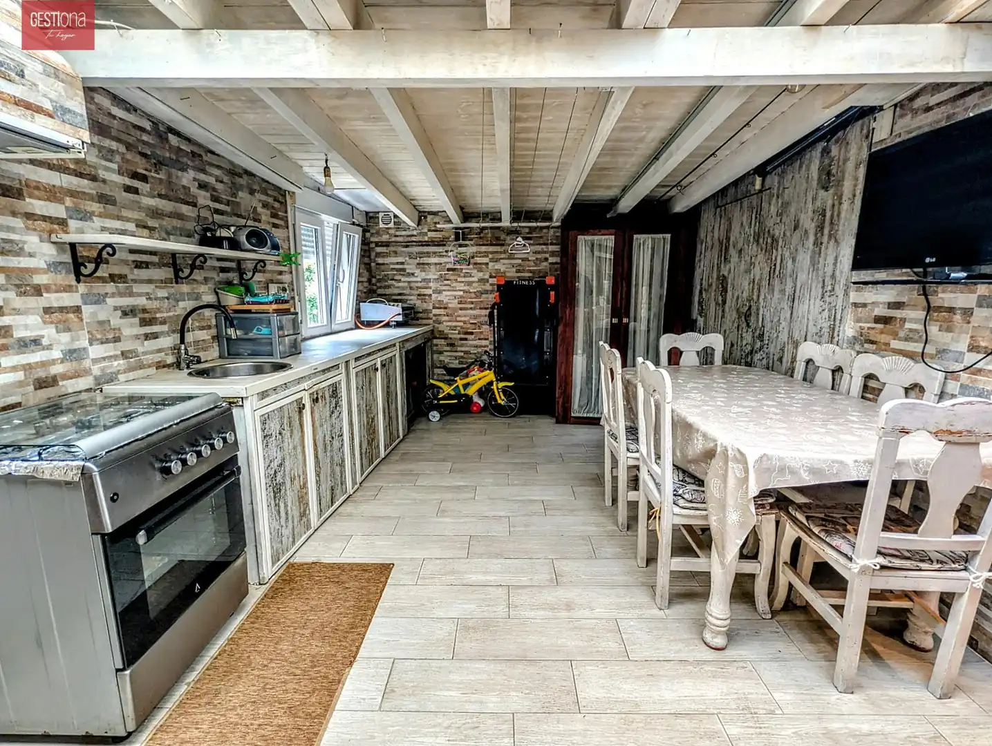 Kitchen of Detached homes for sale in El Astillero    with Heating, Terrace and Storage room