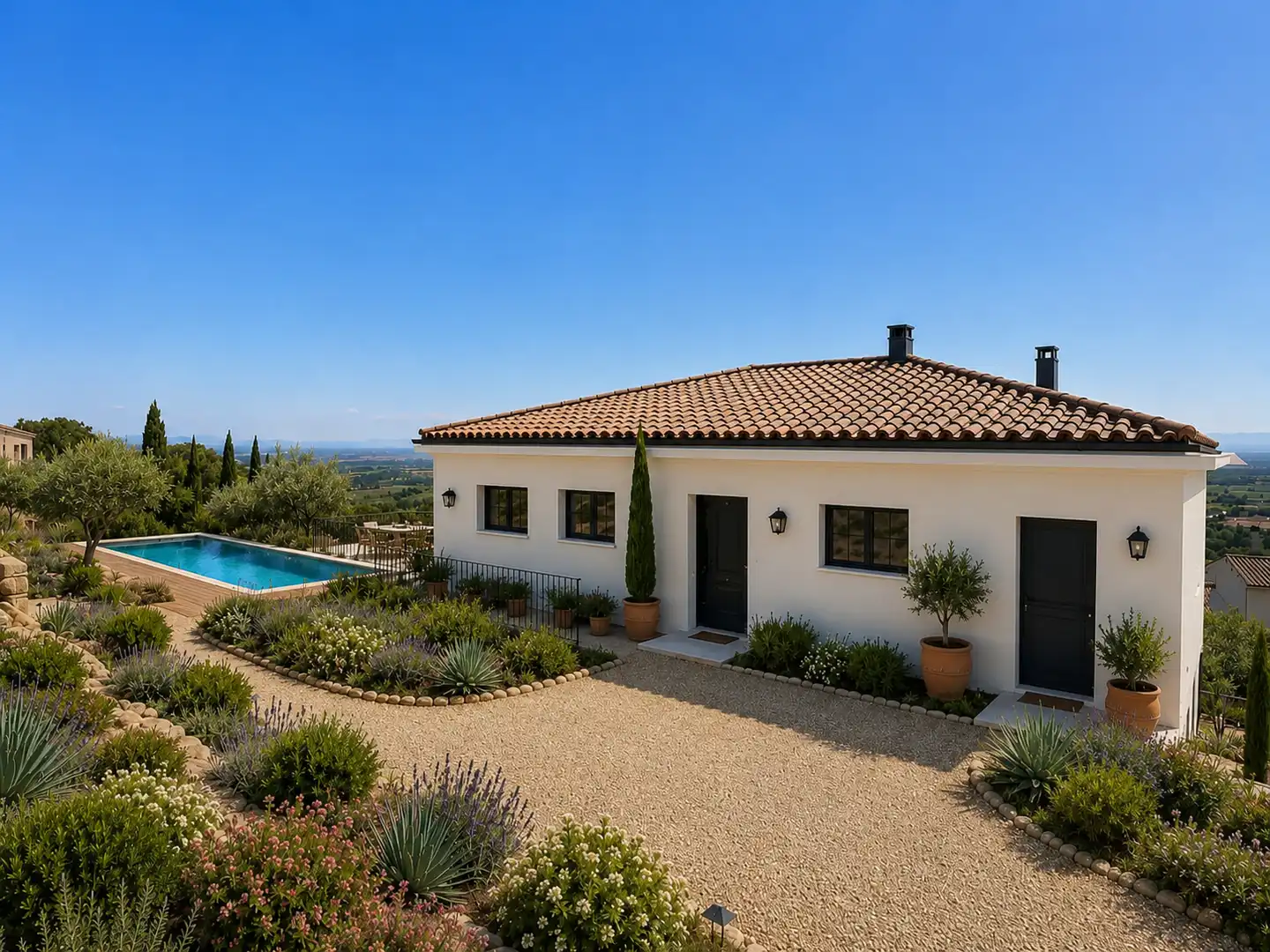 Vista exterior de Casa o xalet en venda en Pau amb Aire condicionat, Calefacció i Jardí privat