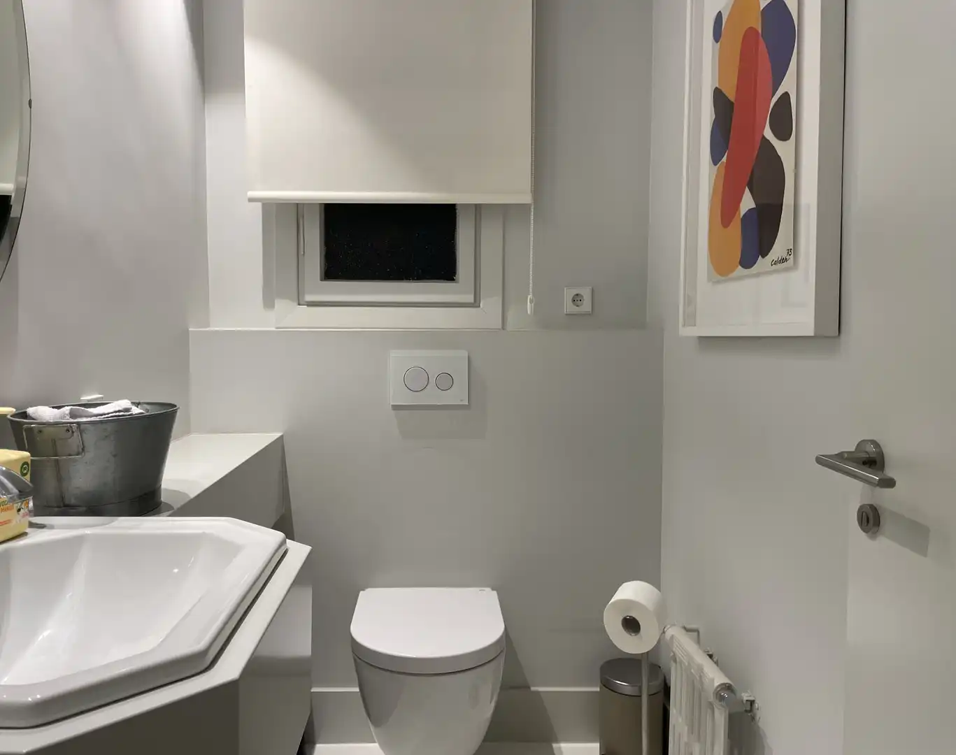Baño de Piso de alquiler en Barcelona con Aire acondicionado, Calefacción y Parquet