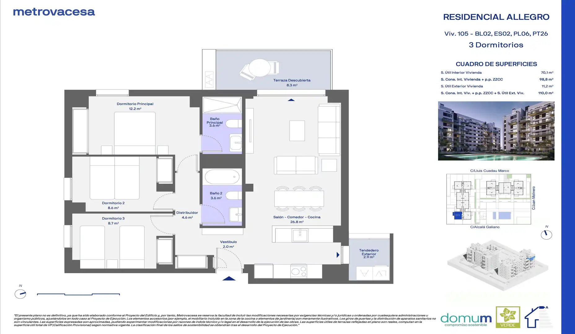 Piso en venta en Sagunto / Sagunt con Aire acondicionado, Jardín privado y Terraza