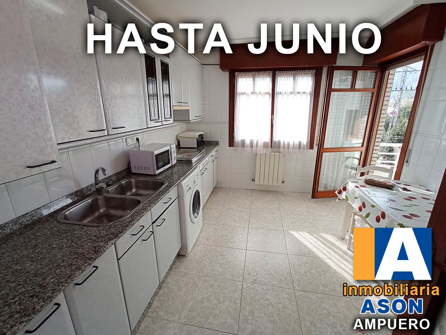 Kitchen of Flat to rent in Ampuero  with Heating, Parquet flooring and Furnished