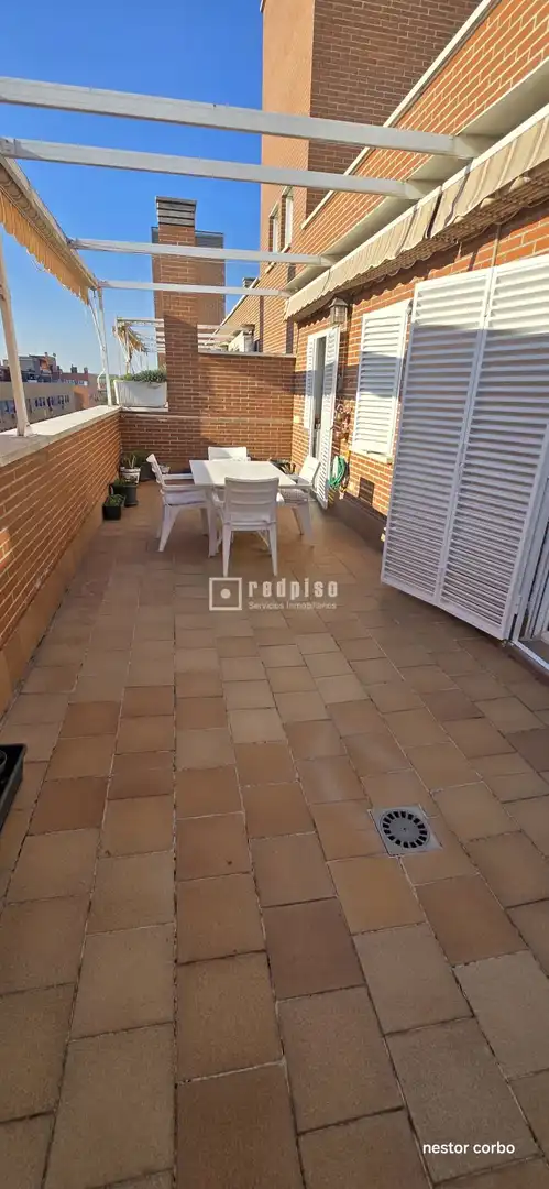 Terrace of Flat for sale in Torrejón de Ardoz  with Heating, Private garden and Parquet flooring