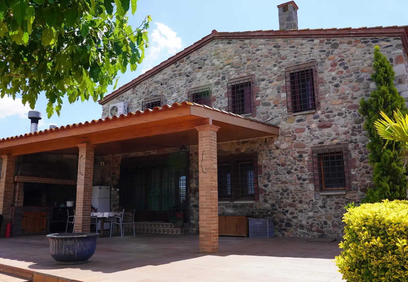 Außenansicht von Country house zum Verkauf in Granollers mit Klimaanlage, Privatgarten und Terrasse