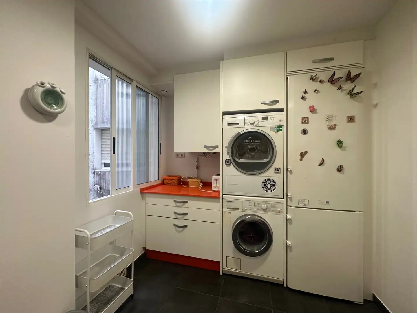 Kitchen of Flat for rent in Santiago de Compostela   with Heating, Parquet flooring and Furnished