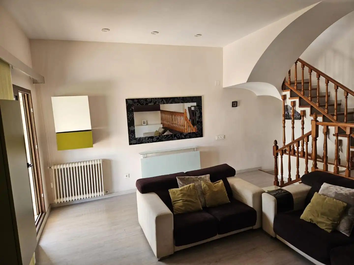 Sala de estar de Casa adosada en venta en Torrent con Terraza