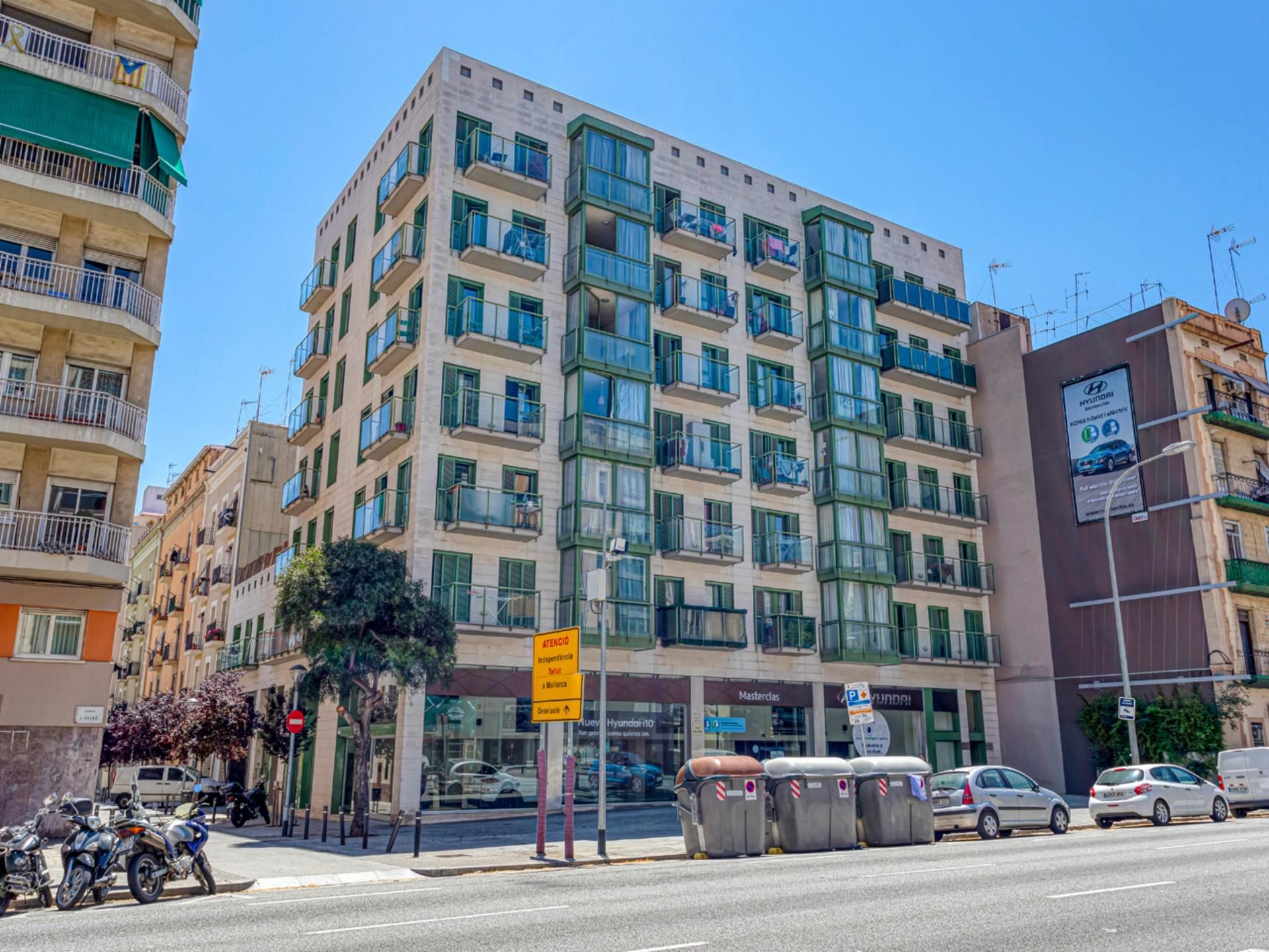 Exterior view of Garage to rent in  Barcelona Capital