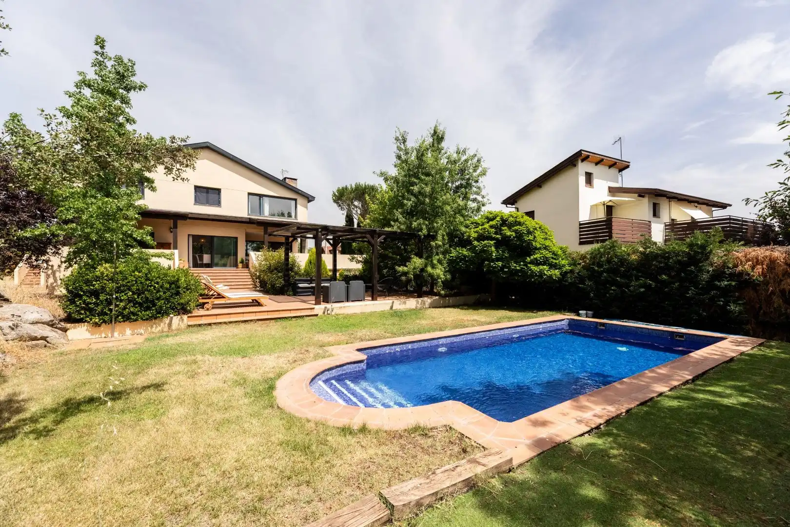 Piscina de Casa o chalet en venta en El Boalo - Cerceda – Mataelpino con Calefacción, Terraza y Piscina