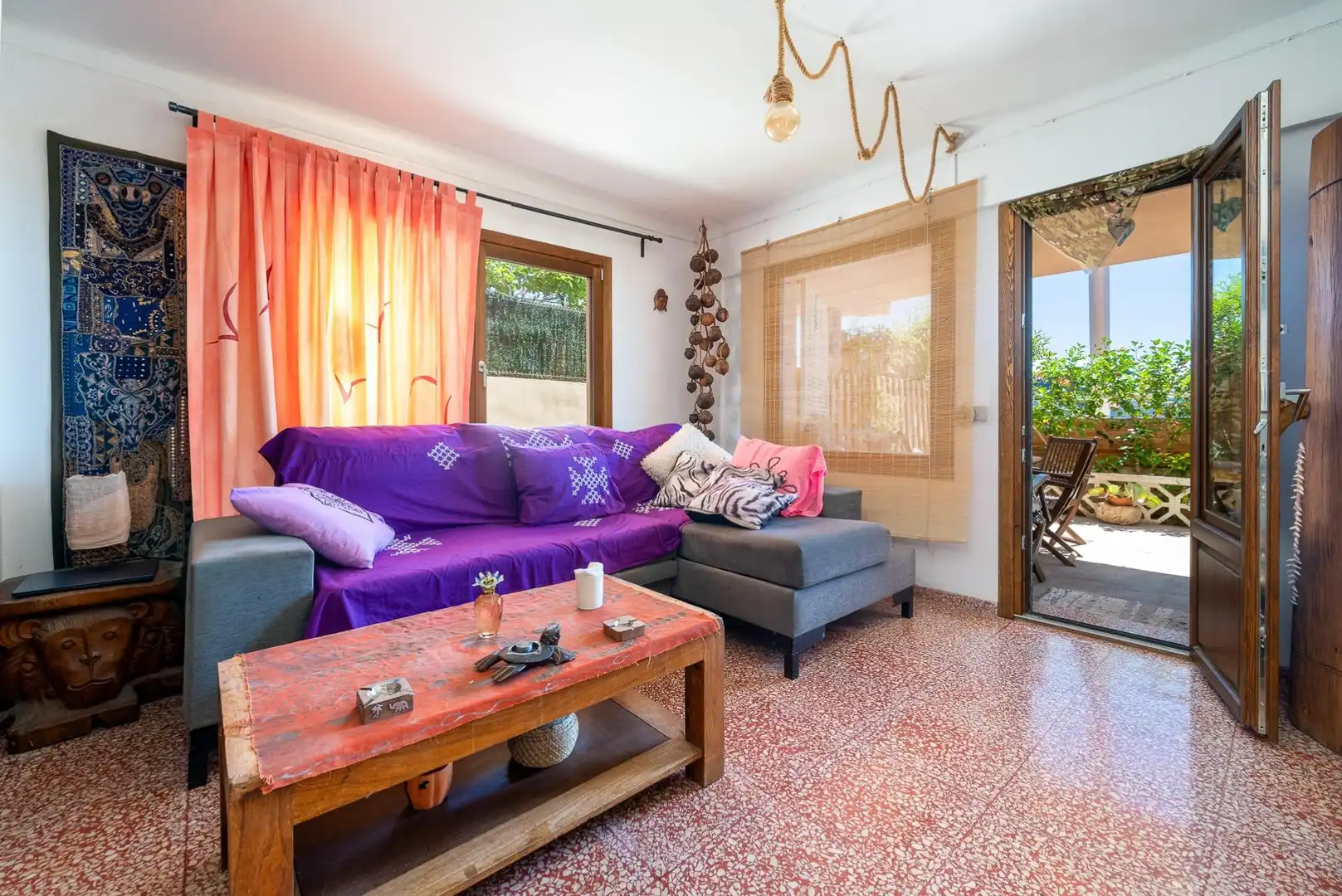 Sala de estar de Planta baja en venta en  Palma de Mallorca con Aire acondicionado, Terraza y Trastero