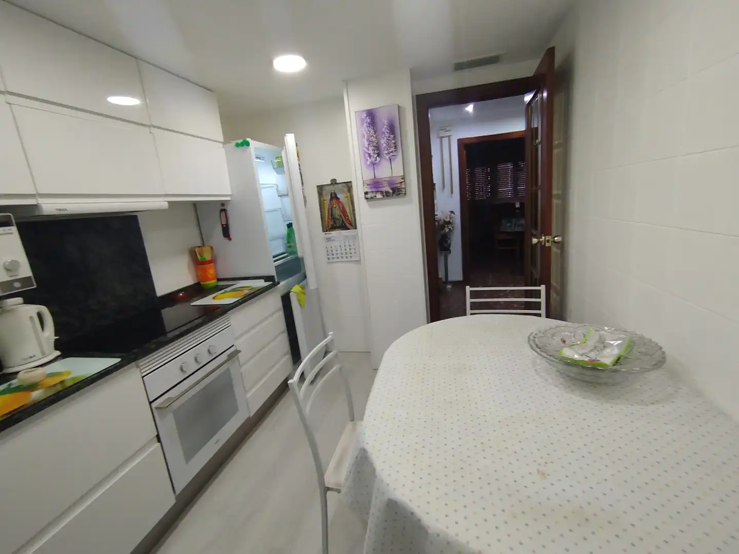Küche von Wohnung zum Verkauf in Almazora / Almassora mit Klimaanlage, Möbliert und Ofen