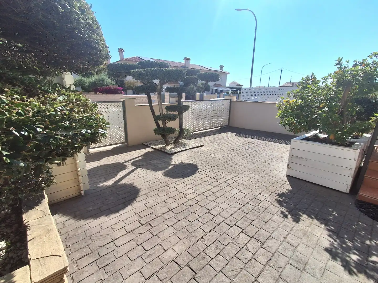 Terrassa de Casa adosada en venda en Mont-roig del Camp amb Aire condicionat, Jardí privat i Terrassa