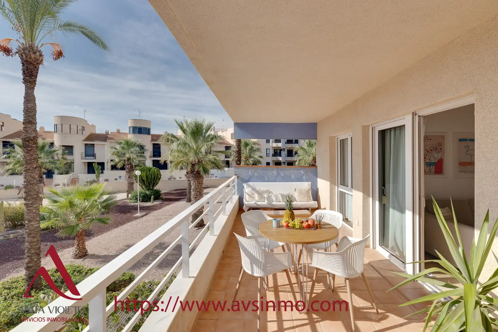 Terrace of Apartments for rent in Orihuela  with Air Conditioner, Furnished and Oven