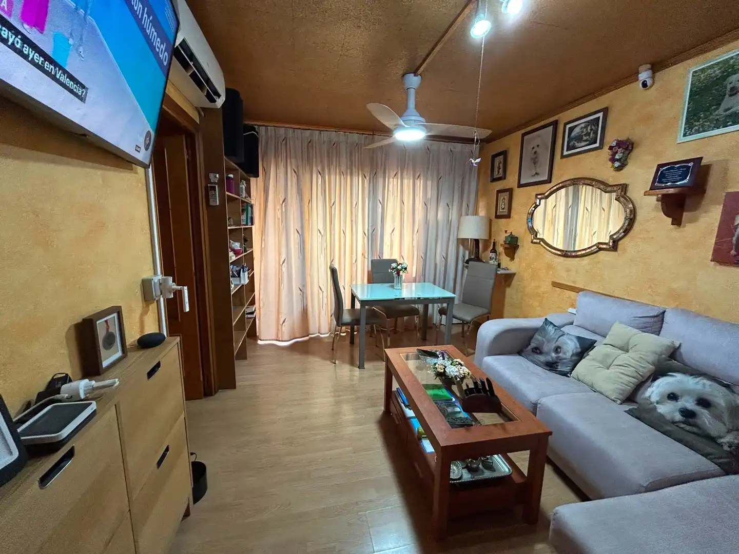 Sala d'estar de Pis en venda en Mejorada del Campo amb Aire condicionat i Forn