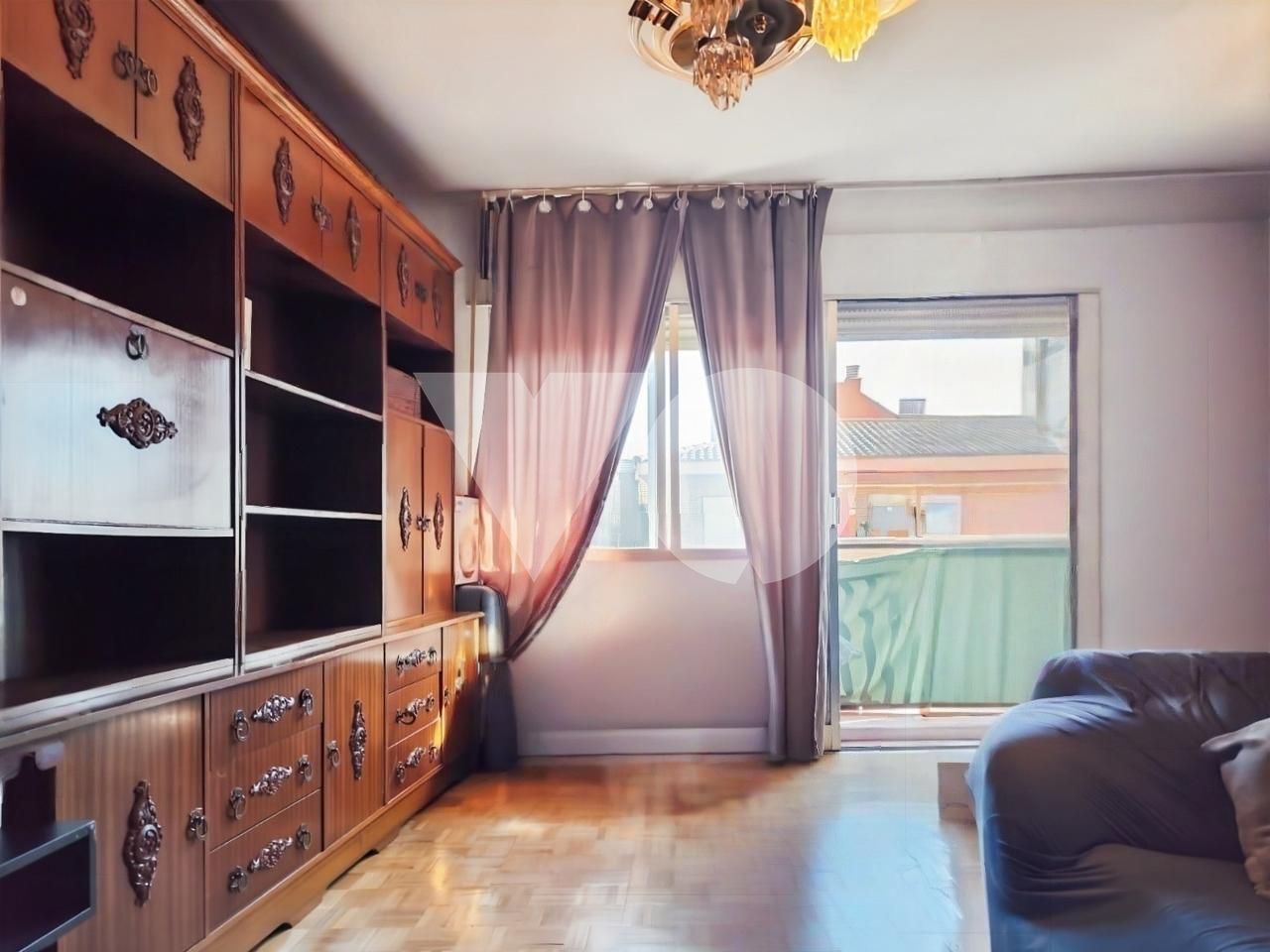 Bedroom of Flat for sale in  Madrid Capital  with Air Conditioner, Terrace and Storage room