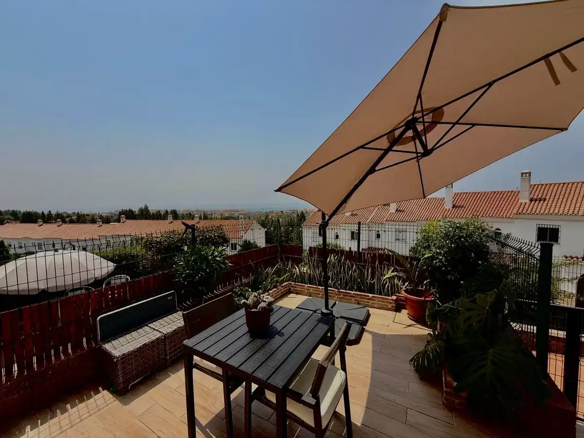 Terrassa de Casa adosada en venda en Mijas amb Aire condicionat, Calefacció i Terrassa