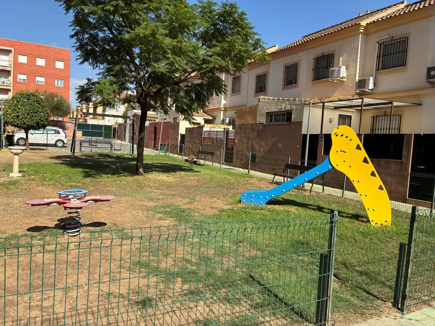Garten von Maisonette zur Miete in Dos Hermanas mit Klimaanlage, Privatgarten und Abstellraum